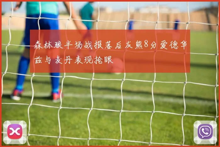 森林狼半场战报落后灰熊8分爱德华兹与麦丹表现抢眼